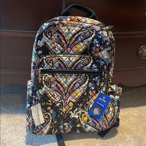 NWT Harry Potter Vera Bradley Campus backpack Friends at Hogwarts Floral